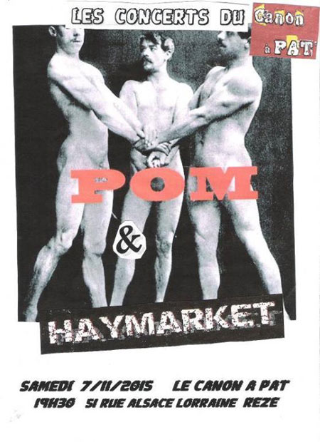 Pom + Haymarket au Canon à Pat le 07 novembre 2015 à Rezé (44)