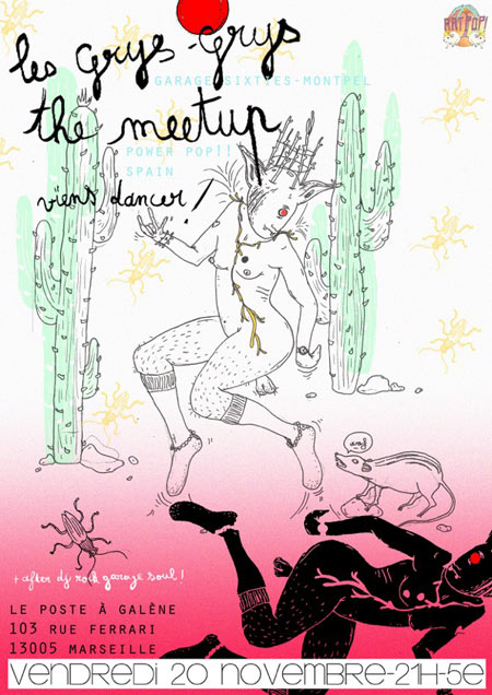 Viens danser ! avec Les Grys-Grys + The Meetup @ Poste à Galène le 20 novembre 2015 à Marseille (13)