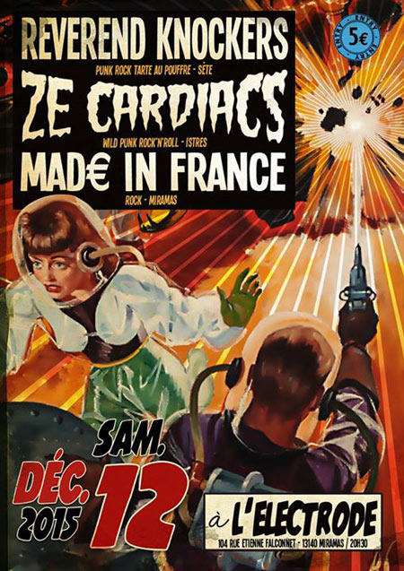 Reverend Knockers + Ze Cardiacs + Mad€ In France à l'Électrode le 12 décembre 2015 à Miramas (13)