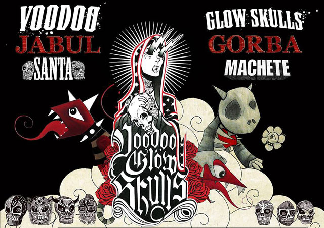 Voodoo Glow Skulls + Jabul Gorba + Santa Machete au Stendhal le 01 février 2016 à Paris (75)