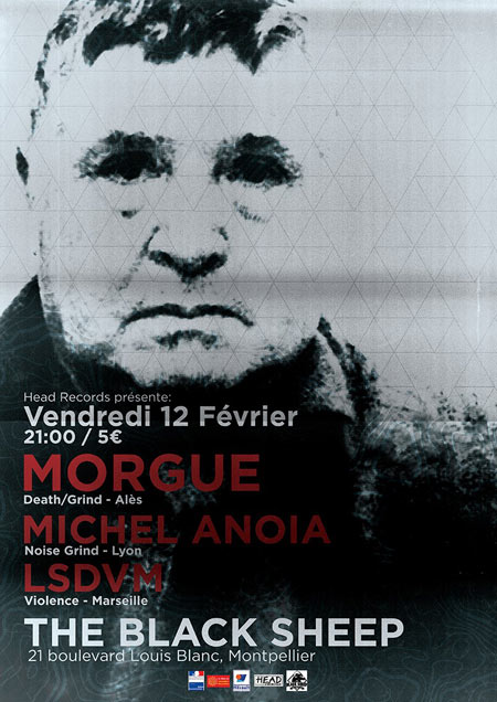 MORGUE + MICHEL ANOIA @ The Blacksheep + LSDVM le 12 février 2016 à Montpellier (34)