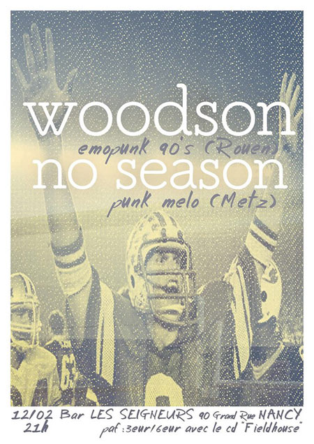 Woodson + No Season au bar Les Seigneurs le 12 février 2016 à Nancy (54)