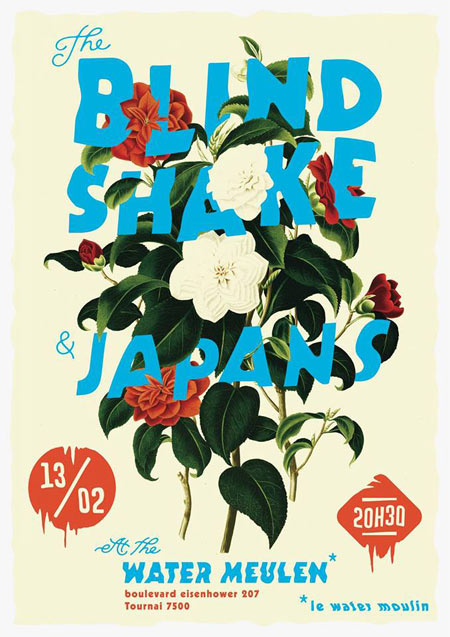 The Blind Shake + Japans @ Water Moulin le 13 février 2016 à Tournai (BE)