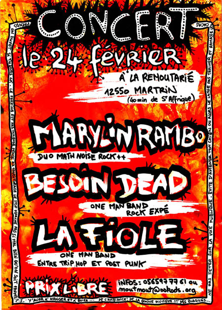 Marylin Rambo + Besoin Dead + La Fïole le 24 février 2016 à Martrin (12)
