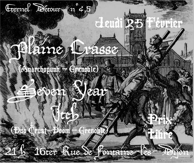 Plaine Crasse + Seven Year Itch à l'Éternel Détour le 25 février 2016 à Dijon (21)