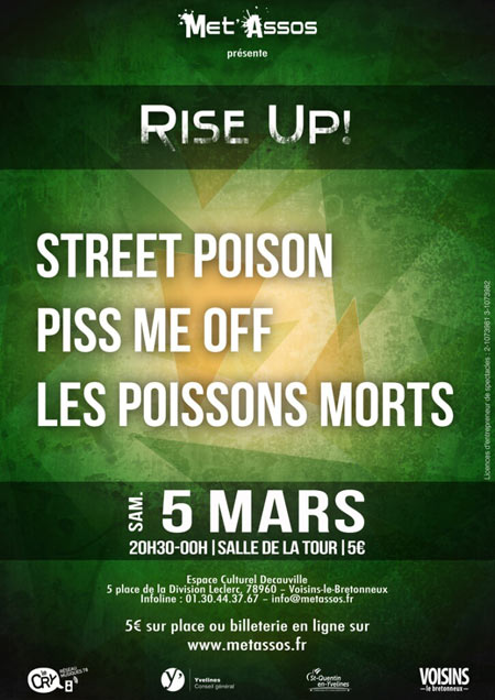 Concert Punk à la Salle de la Tour le 05 mars 2016 à Voisins-le-Bretonneux (78)