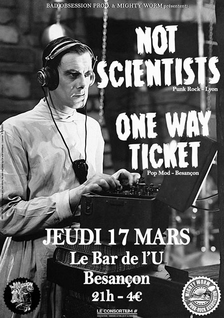 PaperTank + One Way Ticket au Bar de l'U le 17 mars 2016 à Besançon (25)