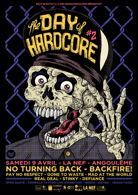 THE DAY OF HARDCORE 2016 à LA NEF le 09 avril 2016 à Angoulême (16)