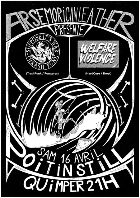 Suppose It's War + Welfare Violence @ Poitin Still le 16 avril 2016 à Quimper (29)