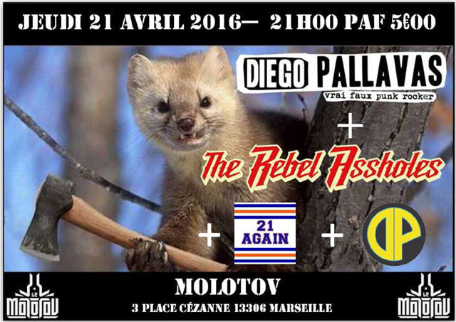 Concert Punk Rock au Molotov le 21 avril 2016 à Marseille (13)