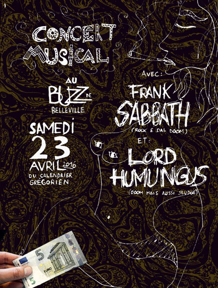 Lord Humungus + Frank Sabbath + Jozekaleksanderpedro le 23 avril 2016 à Paris (75)