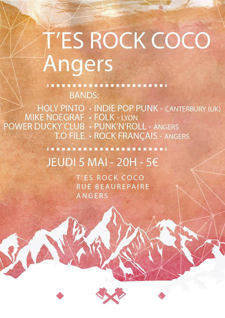 Concert au T'es Rock Coco le 05 mai 2016 à Angers (49)