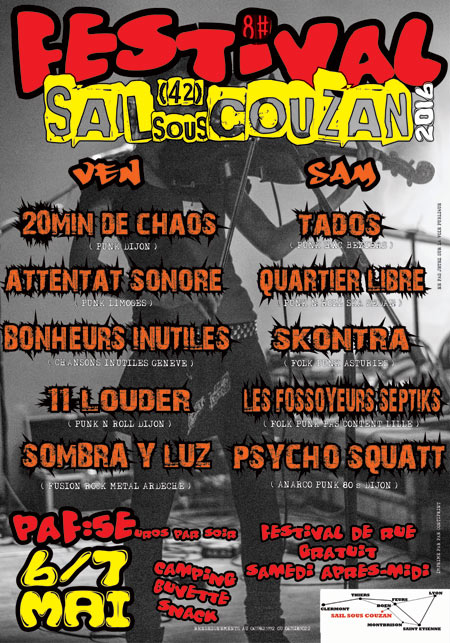 FESTIVAL SAIL SOUS COUZAN le 06 mai 2016 à Sail-sous-Couzan (42)