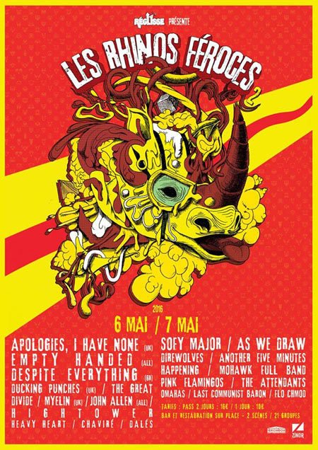 Festival Les Rhinos Féroces 2 au Zinor le 06 mai 2016 à Montaigu (85)