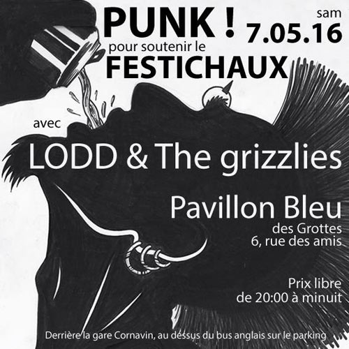 LODD + The Grizzlies au Pavillon Bleu le 07 mai 2016 à Genève (CH)