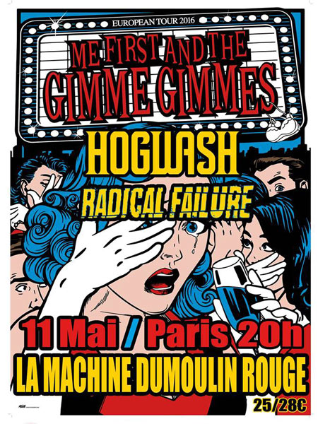 Concert Punk à la Machine du Moulin Rouge le 11 mai 2016 à Paris (75)