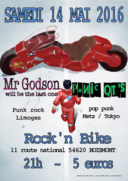 Mr Godson + PANIC QT's @ Rock n'Bike le 14 mai 2016 à Boismont (54)