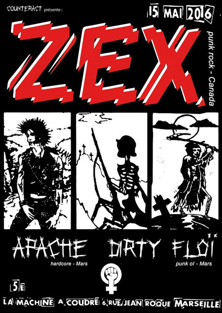 Zex + Apache + Dirty Floï à la Machine à Coudre le 15 mai 2016 à Marseille (13)