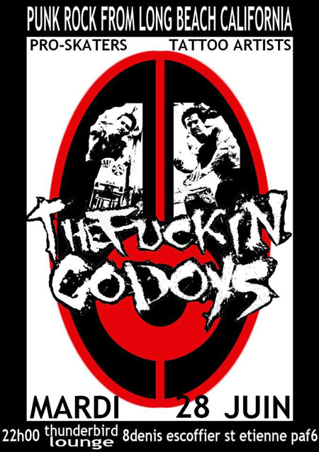 The Fuckin Godoys au Thunderbird Lounge le 28 juin 2016 à Saint-Etienne (42)