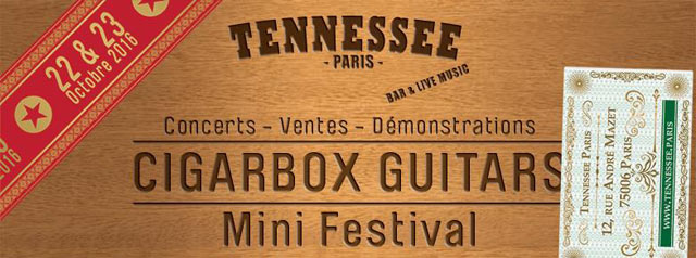 Cigarbox guitars minifest II @ Tennessee Paris le 22 octobre 2016 à Paris (75)