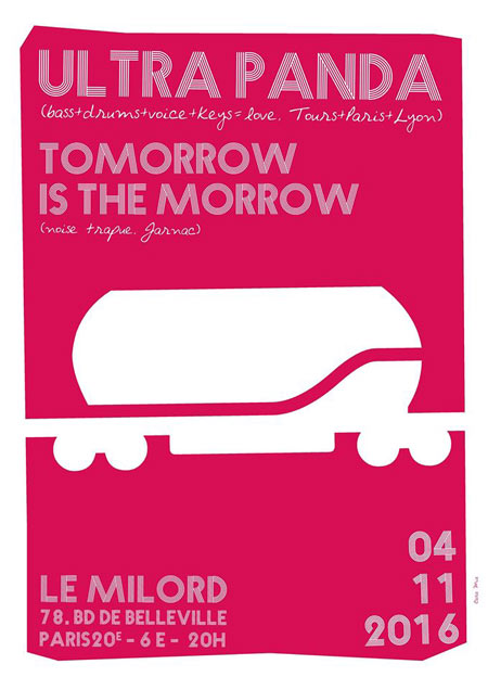 ULTRA PANDA // Tomorrow is the Morrow au Milord le 04 novembre 2016 à Paris (75)