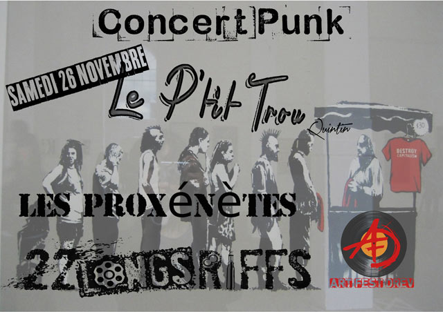 Concert au Ptit Trou le 26 novembre 2016 à Quintin (22)