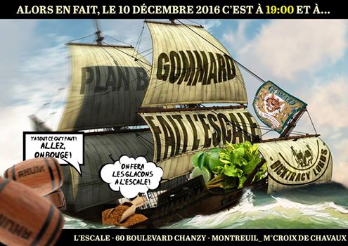 Gommard + DickTracy Lords à l'Escale le 10 décembre 2016 à Montreuil (93)