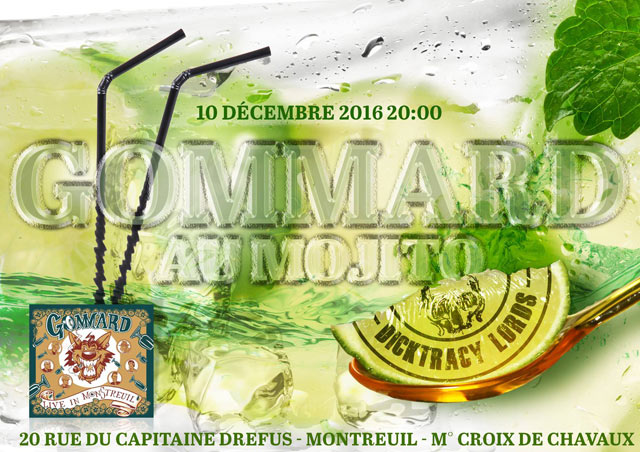 Gommard + DickTracy Lords au Mojito's & More le 10 décembre 2016 à Montreuil (93)