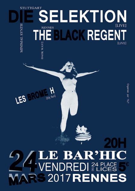 Die Selektion + The Black Regent + Les Brome H le 24 mars 2017 à Rennes (35)
