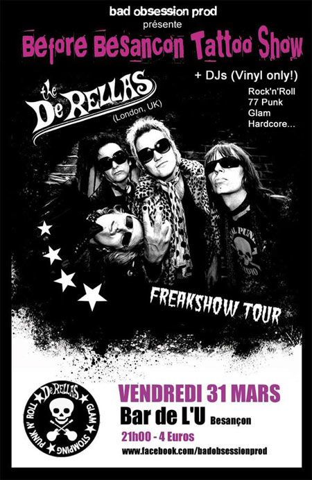 The DeRellas au Bar de l'U le 31 mars 2017 à Besançon (25)
