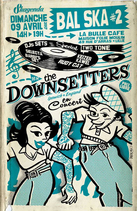 BAL SKA #2 THE DOWNSETTERS EN LIVE + DJ SETS le 09 avril 2017 à Lille (59)