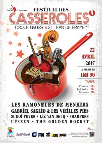 Festival des Casseroles le 22 avril 2017 à Saint-Jean-de-Braye (45)
