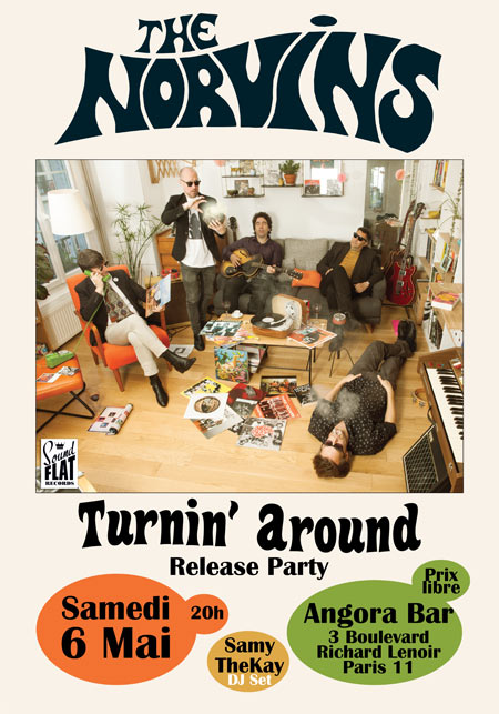 The Norvins - Turnin' Around Release Party à l'Angora Bar le 06 mai 2017 à Paris (75)