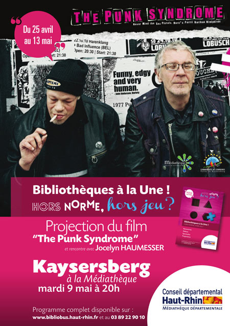 Projection du film The Punk Syndrome le 09 mai 2017 à Kaysersberg (68)