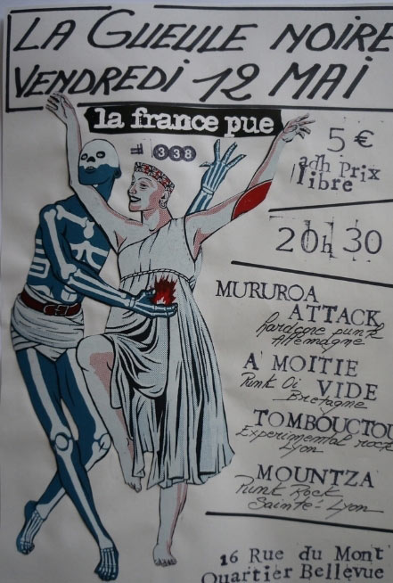 Concert La France Pue à la Gueule Noire le 12 mai 2017 à Saint-Etienne (42)