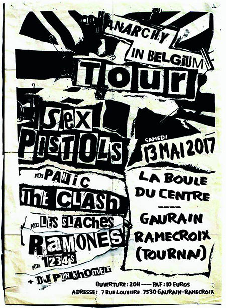 Anarchy In Belgium Tour à la Boule du Centre le 13 mai 2017 à Tournai (BE)