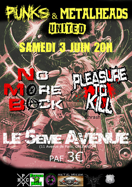 Punks and Metalhead United le 03 juin 2017 à Orléans (45)