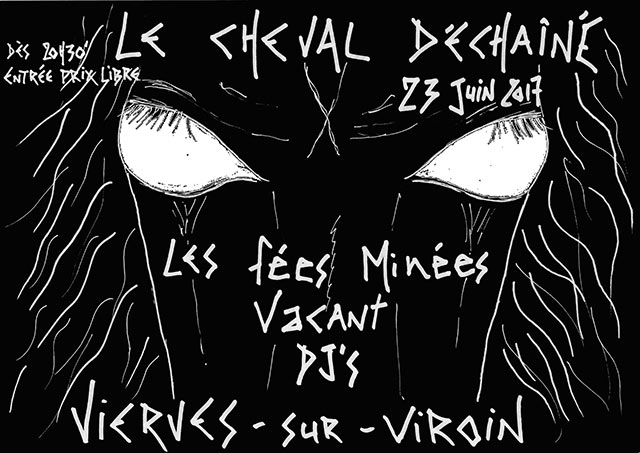 Les Fées Minées + Vacant au Cheval Déchaîné le 23 juin 2017 à Vierves-sur-Viroin (BE)