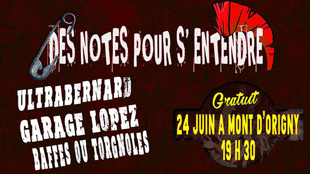 Festival Des Notes Pour S'Entendre le 24 juin 2017 à Mont-d'Origny (02)