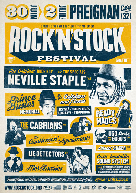 Festival Rock'n'Stock #26 le 30 juin 2017 à Preignan (32)