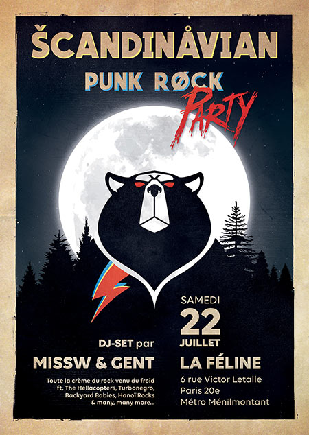 Scandinavian PunkRock PARTY! Garage & cie le 22 juillet 2017 à Paris (75)