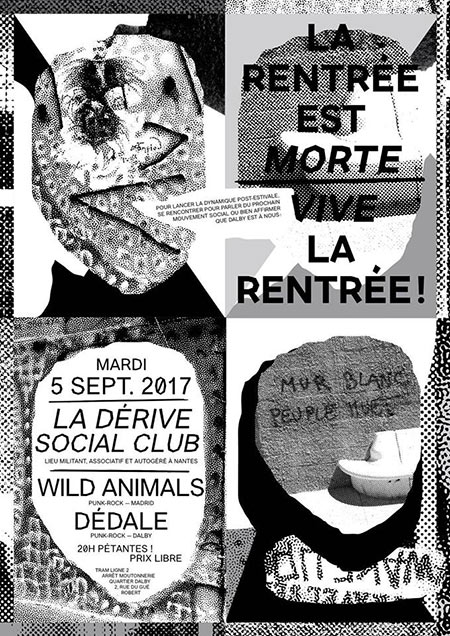 Wild Animals + Dédale à la Dérive Social Club le 05 septembre 2017 à Nantes (44)