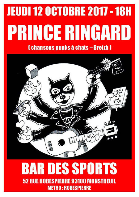 PRINCE RINGARD le 12 octobre 2017 à Montreuil (93)