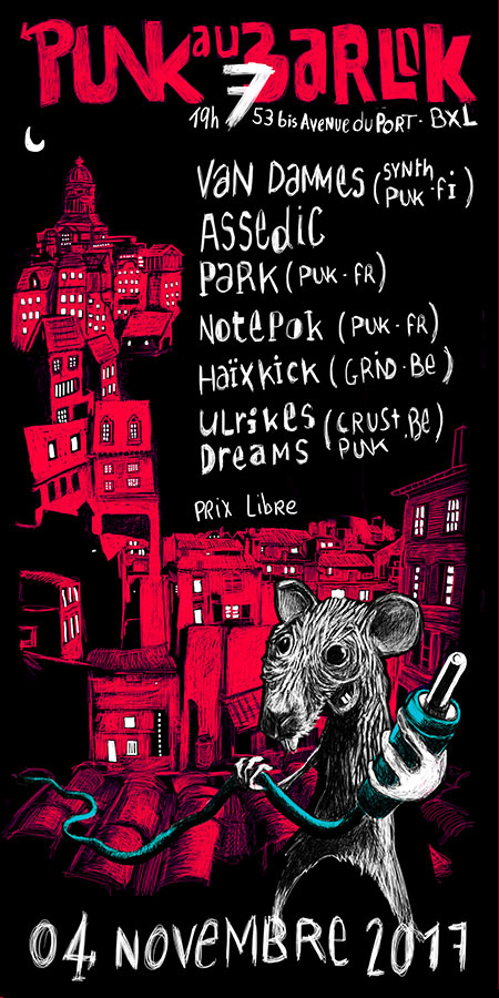 Punk au Barlok #7 le 04 novembre 2017 à Bruxelles (BE)