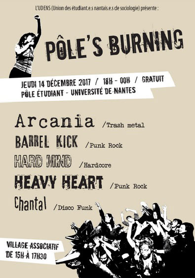 Pole's burning le 14 décembre 2017 à Nantes (44)