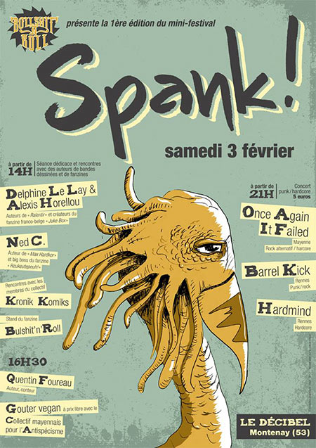 Mini-festival SPANK! le 03 février 2018 à Montenay (53)