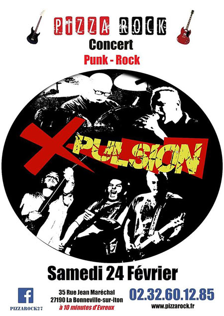 Concert X-Pulsion @ PizzaRock le 24 février 2018 à La Bonneville-sur-Iton (27)