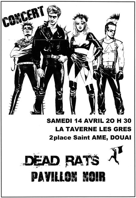 Dead Rats | Pavillon Noir le 14 avril 2018 à Douai (59)