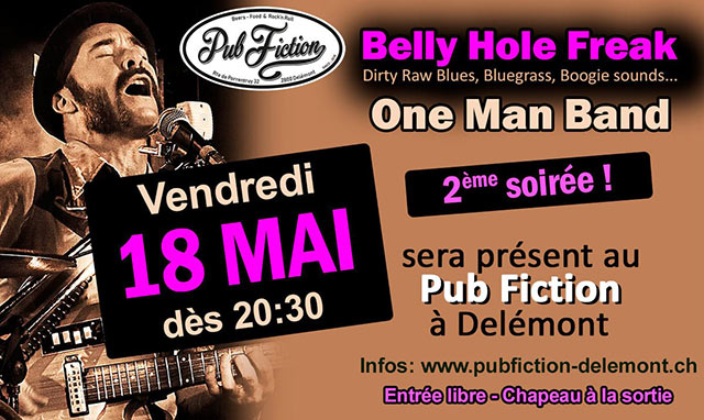 Belly Hole Freak & Coal Black Horses le 18 mai 2018 à Delémont (CH)