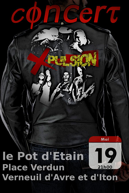 Concert X-Pulsion au Pot d'Étain le 19 mai 2018 à Verneuil-sur-Avre (27)